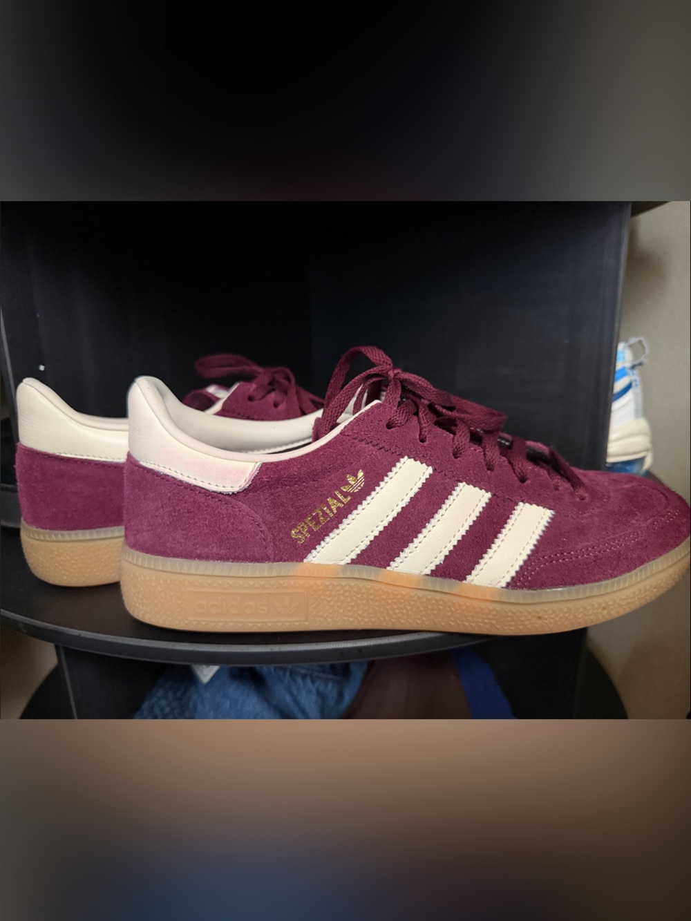 adidas Spezial Suede Sneakers - Burgundy & White